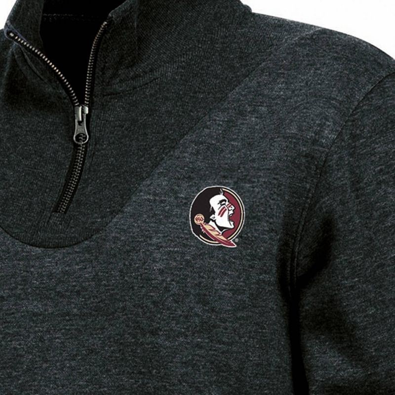 slide 3 of 3, NCAA Florida State Seminoles Women's Quarter Zipped Sweatshirt -XL: Fleece, 1 ct
