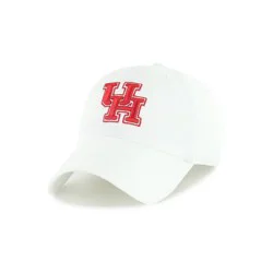NCAA Houston Cougars Fabric Washed Relaxed Fit Baseball Hat: One Size, Team Logo, Adjustable Strap