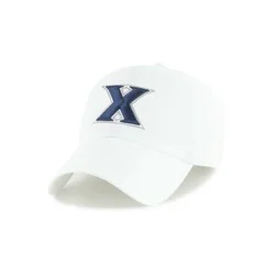 NCAA Xavier Musketeers Fabric Washed Relaxed Fit Baseball Hat: Adjustable Cotton Cap