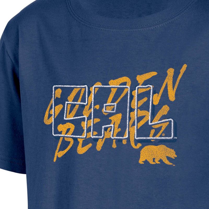 slide 3 of 3, NCAA California Golden Bears Boys' Short Sleeve T-Shirt - M: Cotton Jersey Pullover, 1 ct
