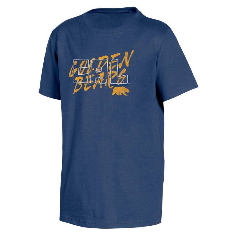 slide 1 of 3, NCAA California Golden Bears Boys' Short Sleeve T-Shirt - M: Cotton Jersey Pullover, 1 ct