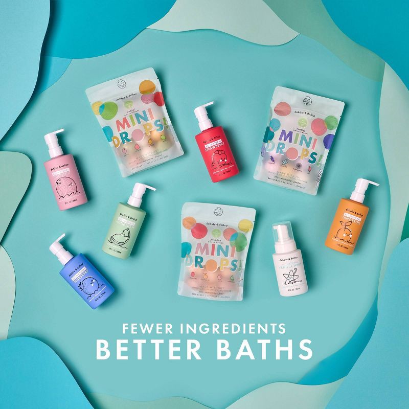 slide 5 of 5, Dabble & Dollop Kids' 3-in-1 Shampoo, Body Wash & Bubble Bath - Coconut - 10 fl oz, 10 fl oz