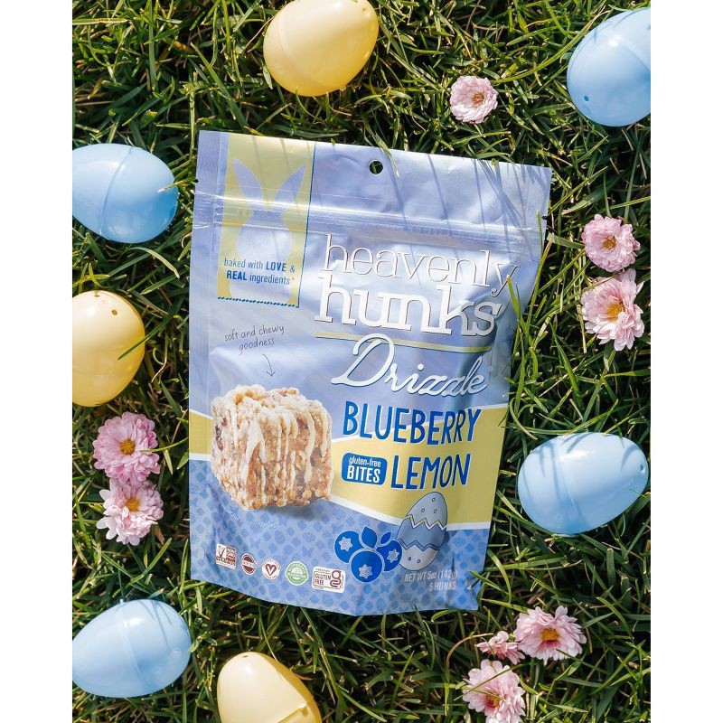 slide 5 of 6, Heavenly Hunks Easter Drizzle Blueberry Lemon Bites - 5oz, 5 oz