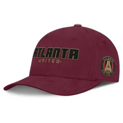 MLS Atlanta United FC Structured Hat: Cotton Adjustable Baseball Cap, One Size Fits Most