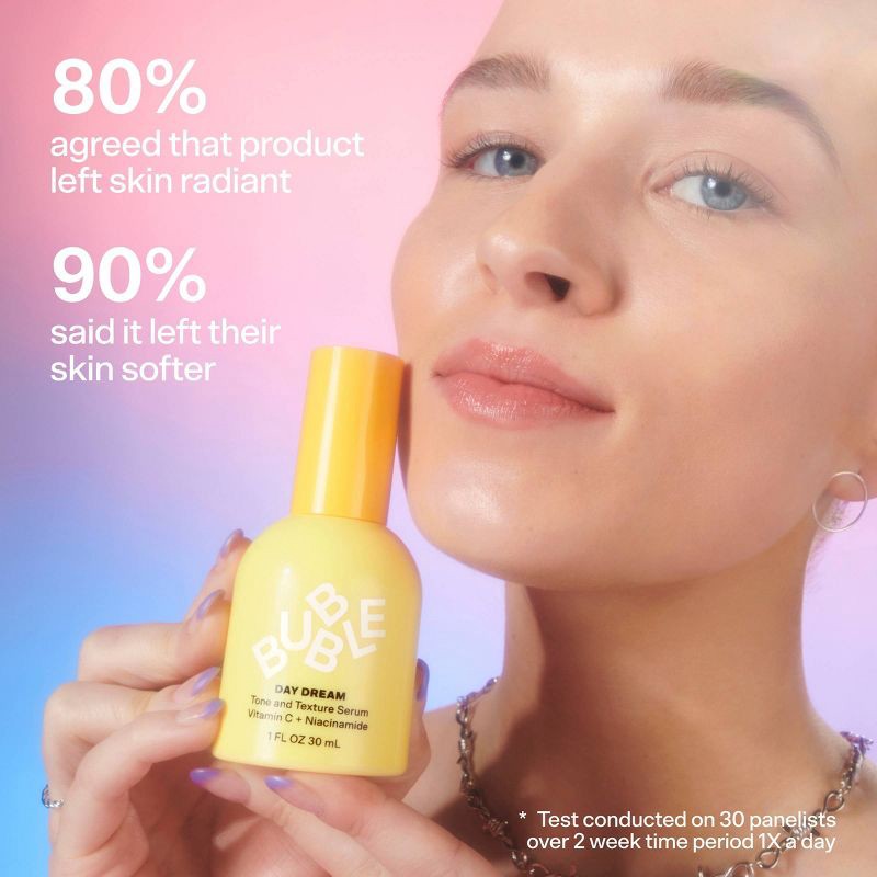 slide 3 of 6, Bubble Skincare Day Dream Vitamin C + Niacinamide Tone & Texture Serum - 1 fl oz, 1 fl oz