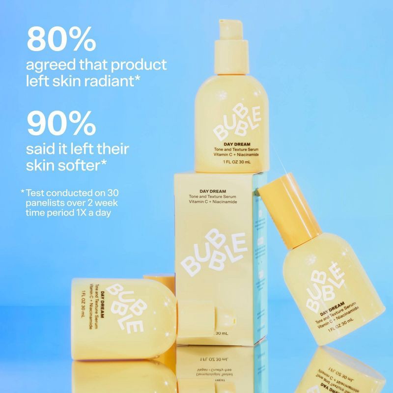 slide 4 of 6, Bubble Skincare Day Dream Vitamin C + Niacinamide Tone & Texture Serum - 1 fl oz, 1 fl oz