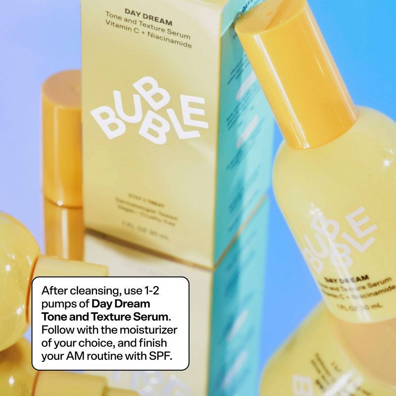 slide 5 of 6, Bubble Skincare Day Dream Vitamin C + Niacinamide Tone & Texture Serum - 1 fl oz, 1 fl oz