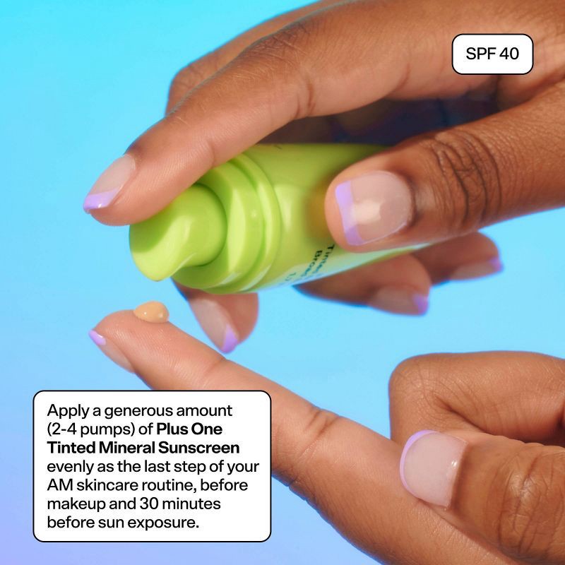 slide 4 of 8, Bubble Skincare Plus One Tinted Mineral - SPF 40 - 1.7 fl oz, 40 x 1.7 fl oz