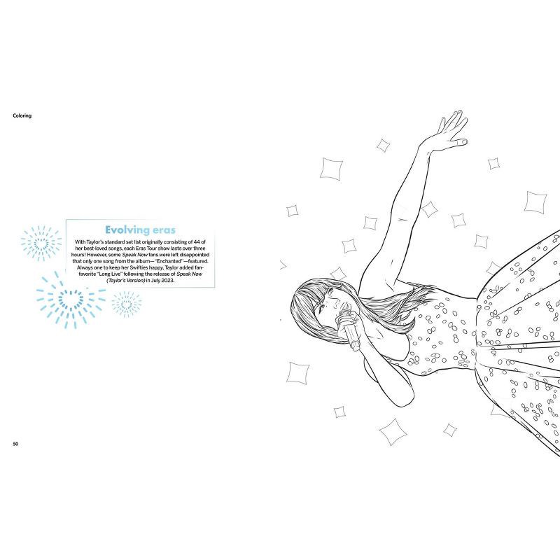 slide 3 of 5, Taylor Swift Coloring & Activity Book: Tour Edition - by Editors of Thunder Bay Press (Paperback), 1 ct