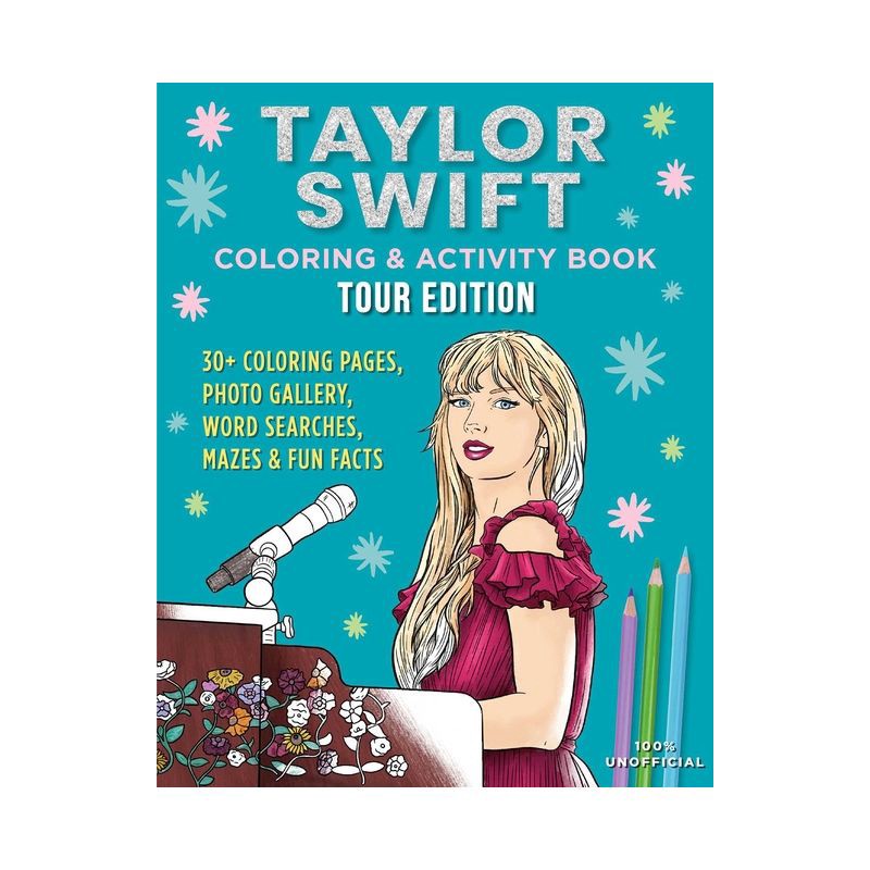 slide 1 of 5, Taylor Swift Coloring & Activity Book: Tour Edition - by Editors of Thunder Bay Press (Paperback), 1 ct