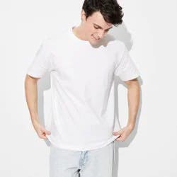 Men's Short Sleeve T-Shirt - Original Use™ White M: 100% Cotton, Lightweight Jersey, Crew Neck, Regular Fit, Machine Washable
