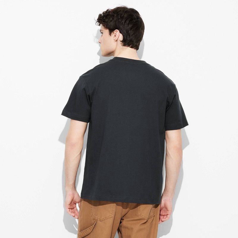 slide 3 of 3, Men's Short Sleeve T-Shirt - Original Use™ Black XXL: 100% Cotton, Lightweight Jersey, Regular Fit, Crew Neck, Pullover, 1 ct