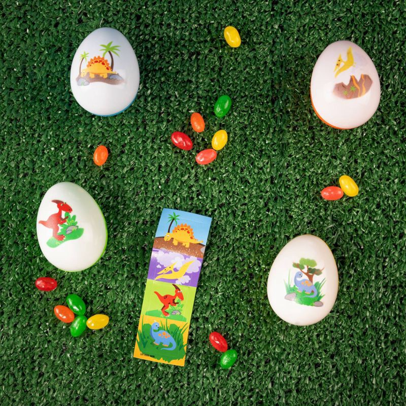 slide 4 of 6, Galerie Easter Printed Dino Attack Egg Bag With Jelly Beans - 1.76oz, 1.76 oz
