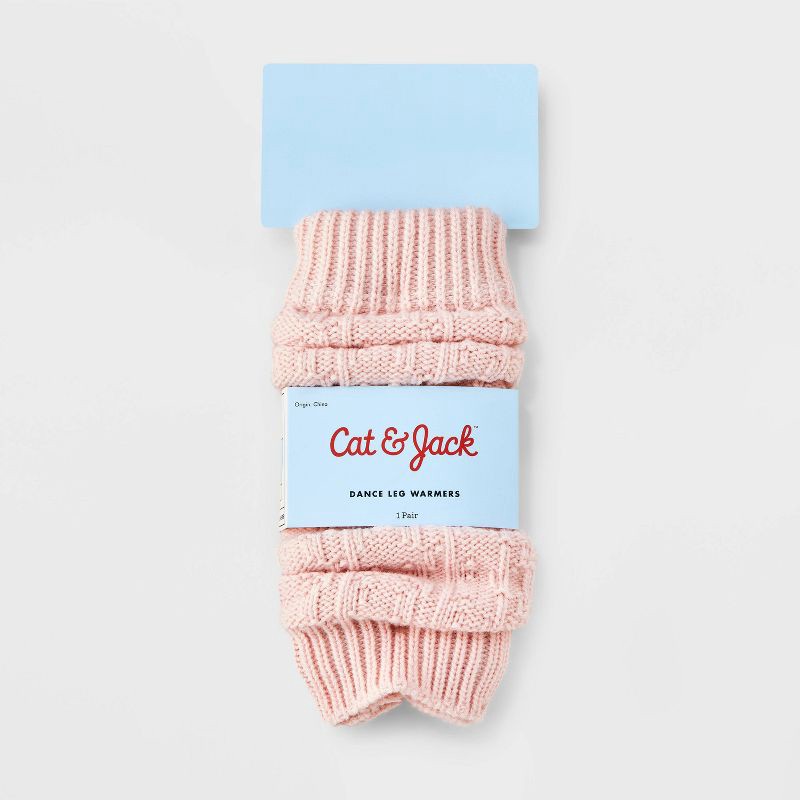 slide 2 of 3, Kids' Dance Leg Warmers - Cat & Jack™ Pink One Size, 1 ct