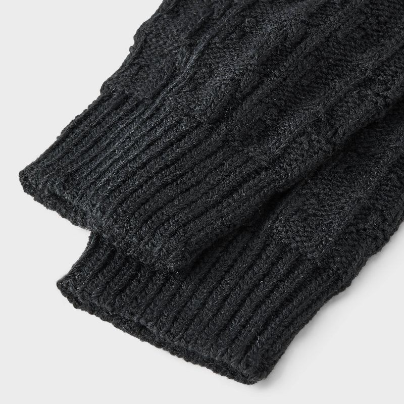slide 3 of 3, Kids' Dance Leg Warmers - Cat & Jack™ Black One Size, 1 ct