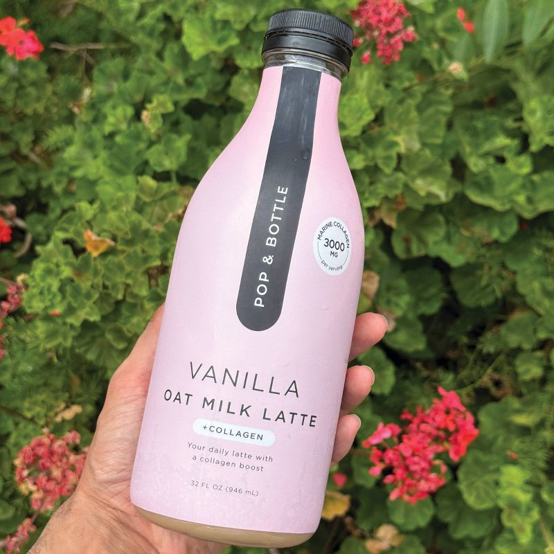 slide 6 of 8, Pop & Bottle Vanilla Cold Brew Oat Milk Latte - 32 fl oz, 32 fl oz
