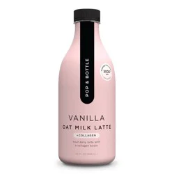 Pop & Bottle Vanilla Cold Brew Oat Milk Latte - 32 fl oz