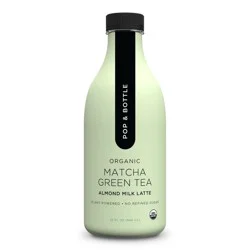 Pop & Bottle Matcha Almond Milk Latte - 32oz