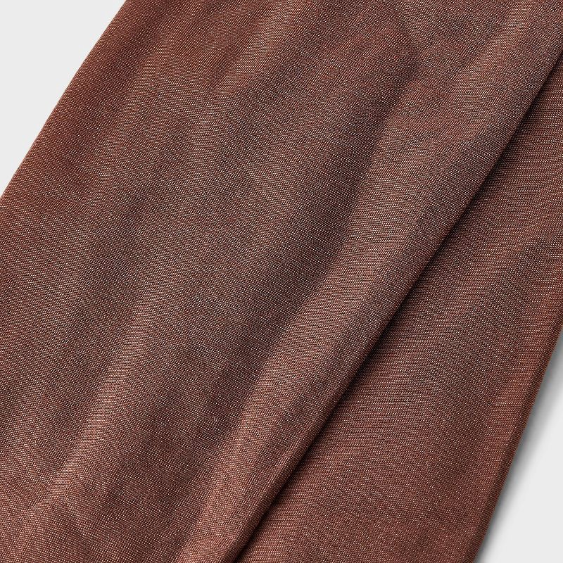 slide 3 of 3, Girls' Dance Footed Tights - Cat & Jack™ Brown S: Nylon Spandex Blend, Closed Toe, Knit Construction, 1 ct