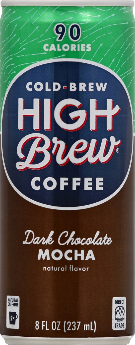 slide 5 of 5, High Brew Cold-brew Coffee, Dark Chocolate Mocha - 8 oz, 8 oz