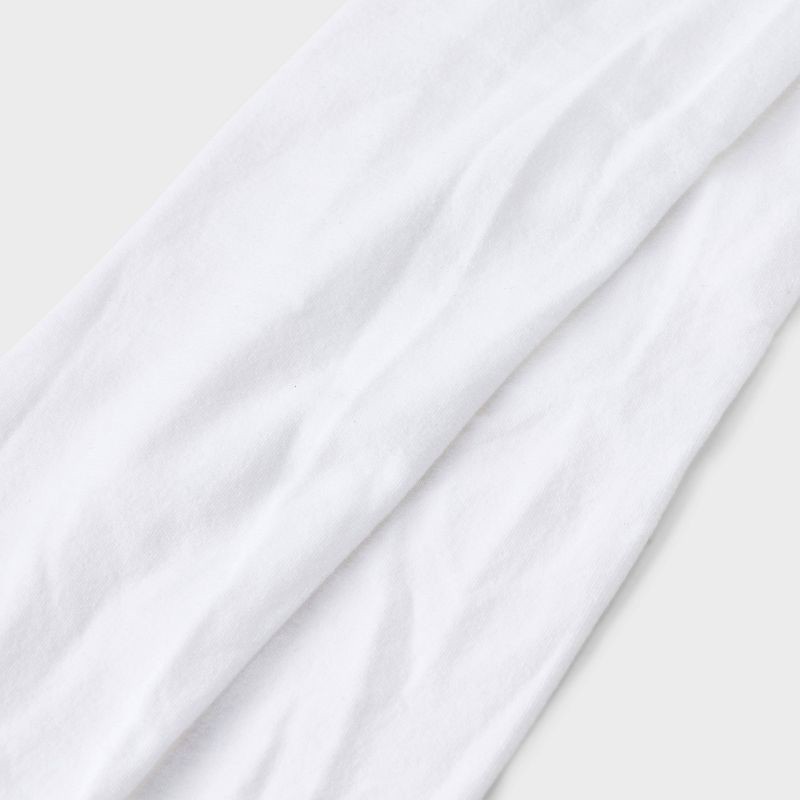 slide 3 of 3, Girls' 2pk Nylon Dance Tights - Cat & Jack™ White L, 2 ct