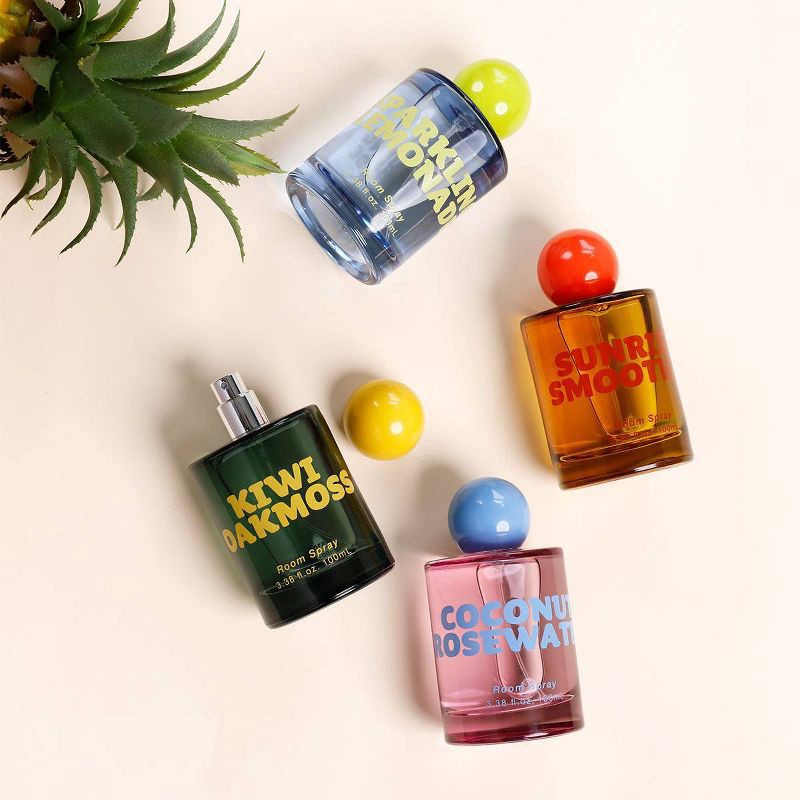 slide 3 of 3, 3.38 fl oz Blue Glass Room Spray Sparkling Lemonade, 3.38 fl oz