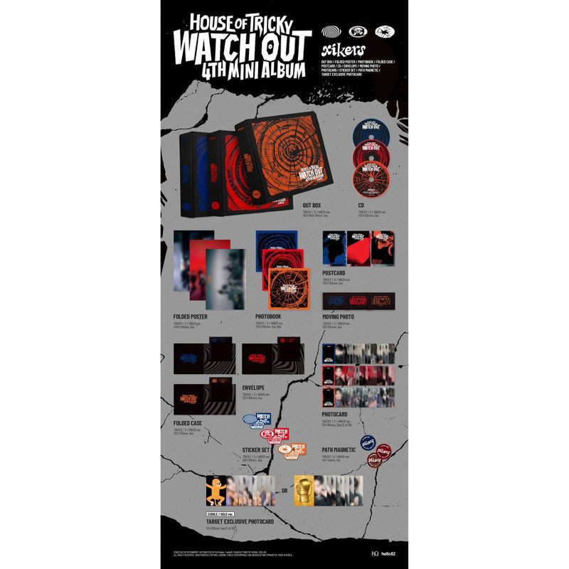 slide 3 of 3, hello82 xikers - HOUSE OF TRICKY : WATCH OUT (TRICKY ver.) (Target Exclusive, CD), 1 ct