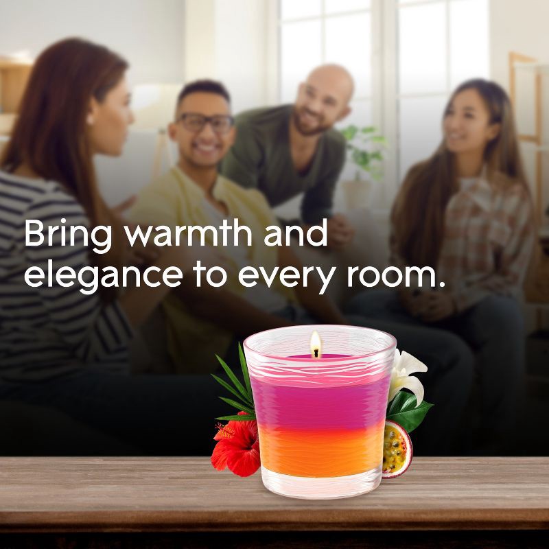 slide 10 of 12, Glade Scented Candles - Hawaiian Breeze and Vanilla Passion Fruit - 4.08oz/2ct, 4.08 oz, 2 ct