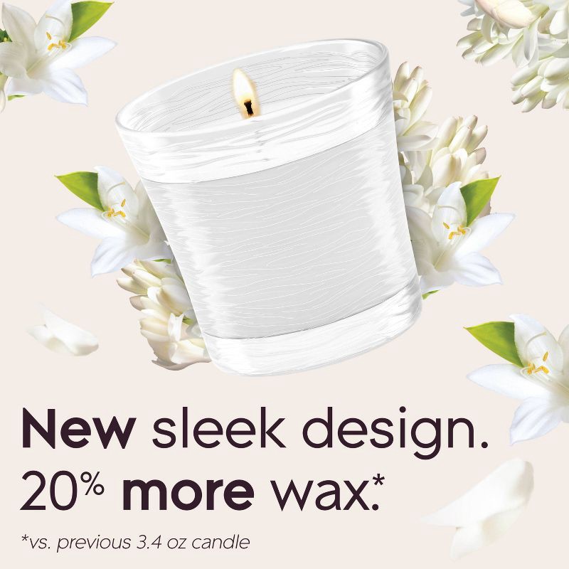 slide 5 of 12, Glade Scented Candles - Clean Linen - 4.08oz/2ct, 4.08 oz, 2 ct