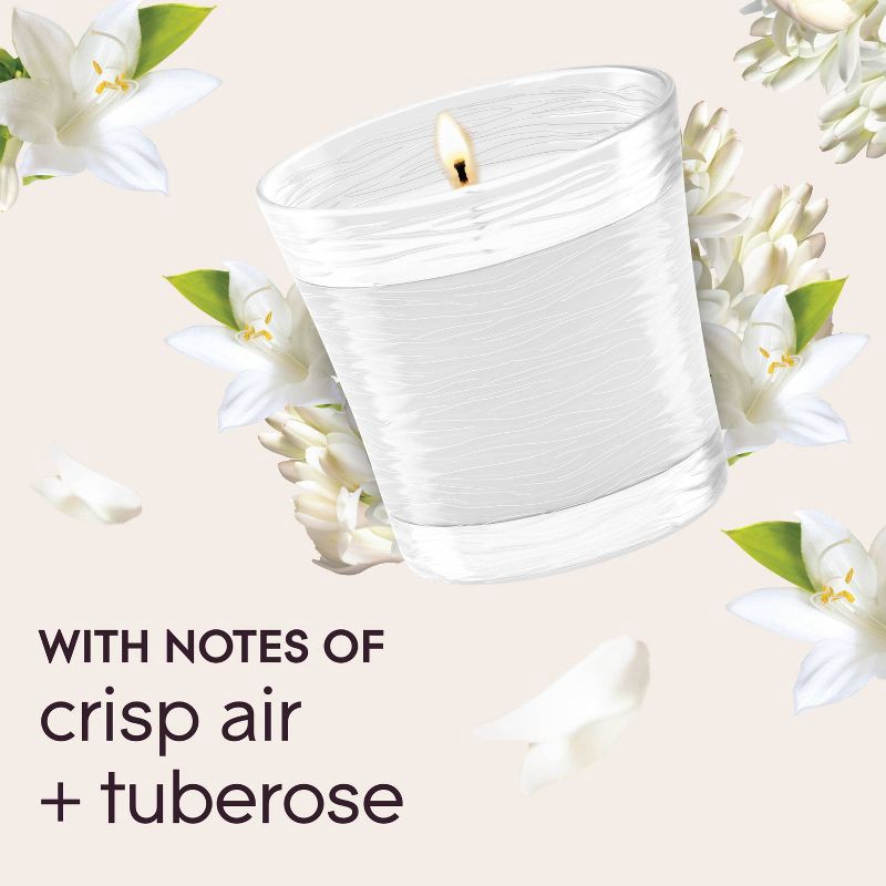 slide 8 of 12, Glade Scented Candles - Clean Linen - 4.08oz/2ct, 4.08 oz, 2 ct