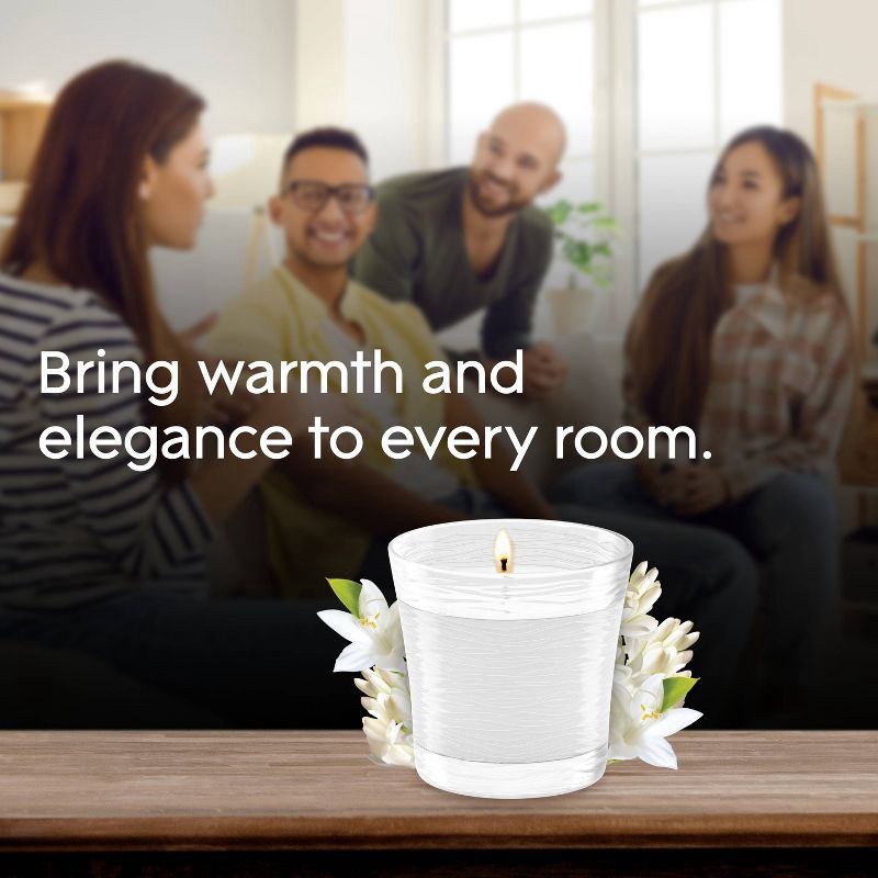 slide 10 of 12, Glade Scented Candles - Clean Linen - 4.08oz/2ct, 4.08 oz, 2 ct