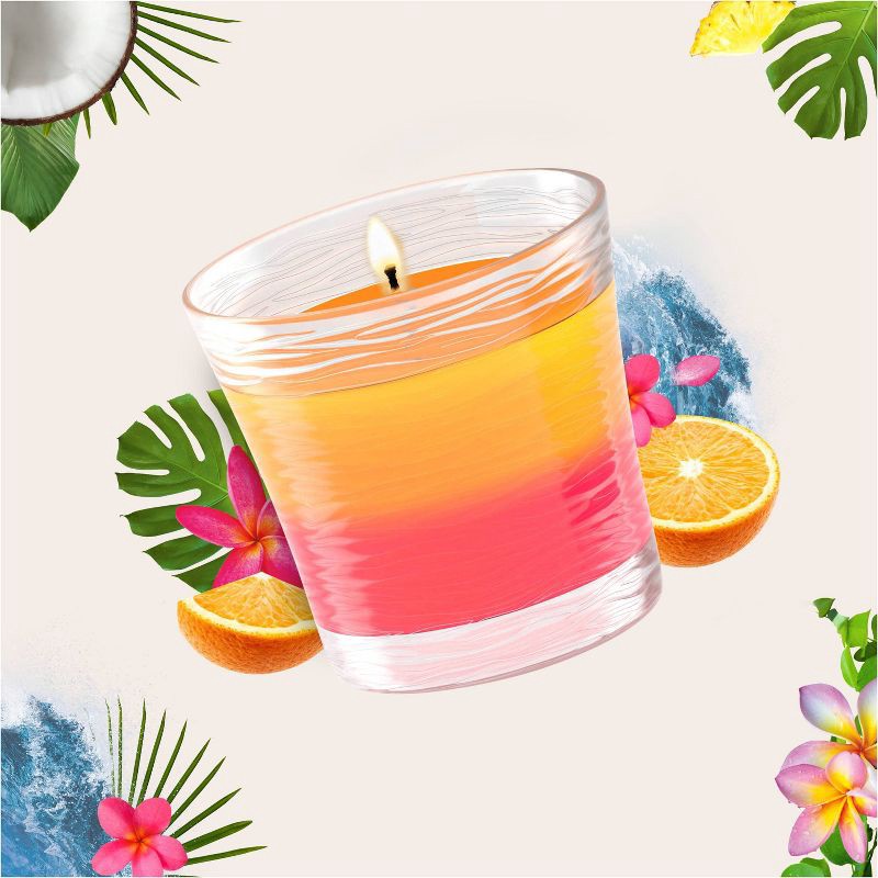 slide 2 of 14, Glade Scented Candles - Coastal Sunshine Citrus and Exotic Tropical Blossom - 4.08oz/2ct, 4.08 oz, 2 ct