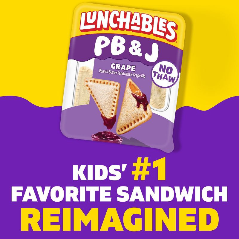 slide 3 of 9, Lunchables Peanut Butter and Jelly Sandwich Grape - 2.27oz, 2.27 oz
