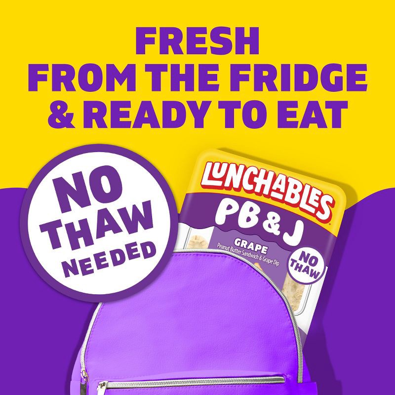 slide 5 of 9, Lunchables Peanut Butter and Jelly Sandwich Grape - 2.27oz, 2.27 oz