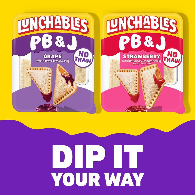 slide 8 of 9, Lunchables Peanut Butter and Jelly Sandwich Grape - 2.27oz, 2.27 oz