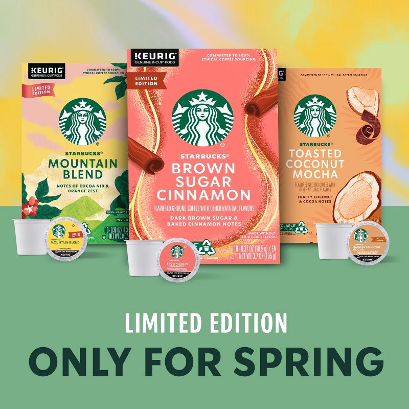 slide 5 of 8, Starbucks Mountain Blend Medium Roast Keurig K-Cup Coffee Pods - 22ct, 22 ct