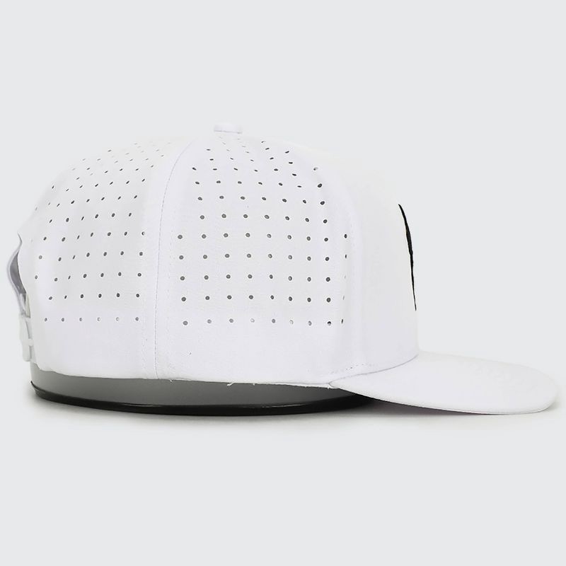 slide 4 of 6, Waggle The Goat Hat - White: Back Snap Adjustable Baseball Cap, 1 ct