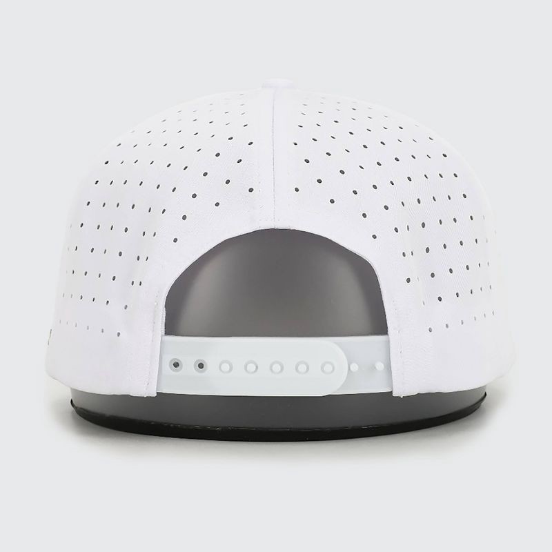 slide 5 of 6, Waggle The Goat Hat - White: Back Snap Adjustable Baseball Cap, 1 ct