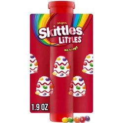 Skittles Littles Original Chewy Candy Easter Basket Stuffers Candy Tube - 1.9oz