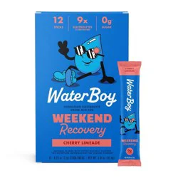 Waterboy Hydration + Weekend Recovery Sports Drink - Cherry Limeade - 3oz/12ct