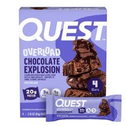 Quest Nutrition Overload Bar - Chocolate Explosion - 4ct