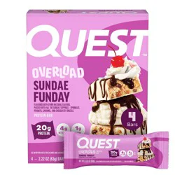 Quest Nutrition Overload Bar - Sundae Funday - 4ct