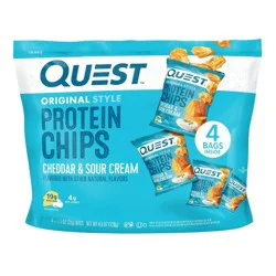 Quest Nutrition Protein Chips - Cheddar & Sour Cream - 4ct