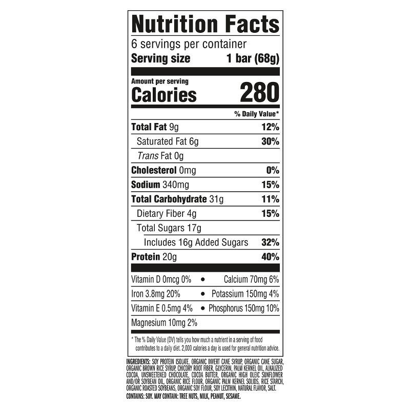 slide 4 of 13, CLIF Builder's Oreo Plant-Based Soy Protein Bars - 20g Protein - 6ct, 6 ct