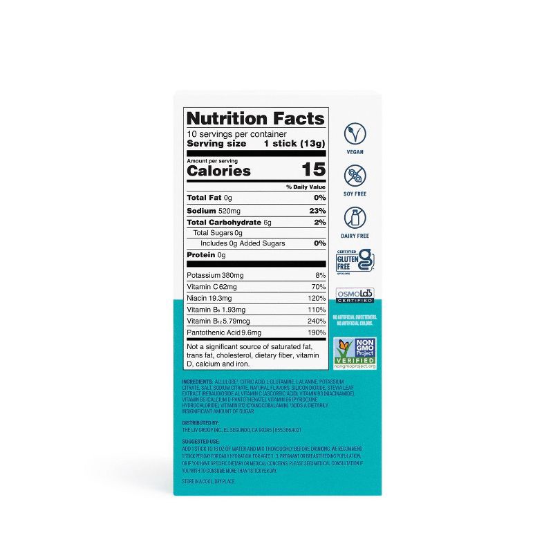 slide 2 of 7, Liquid I.V. Sugar Free Hydration Powder Electrolyte Supplements - Raspberry Lemonade - 4.58/10ct, 4.58/10 ct