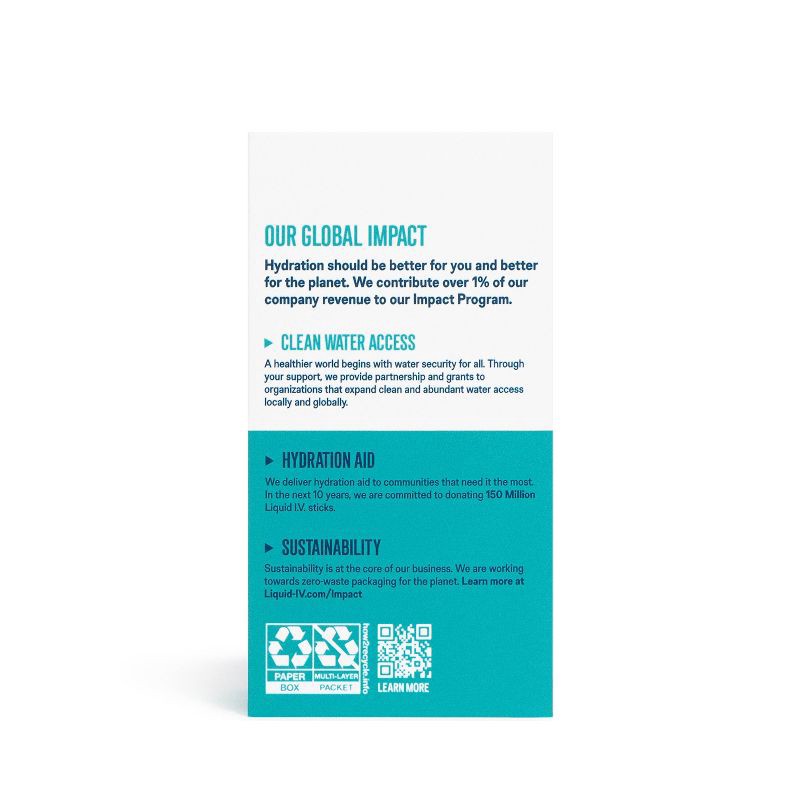 slide 3 of 7, Liquid I.V. Sugar Free Hydration Powder Electrolyte Supplements - Raspberry Lemonade - 4.58/10ct, 4.58/10 ct