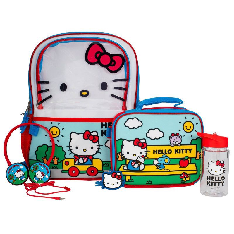 slide 1 of 14, Hello Kitty Kids' Sanrio 15L Backpack with HP - Red/White, 15 liter