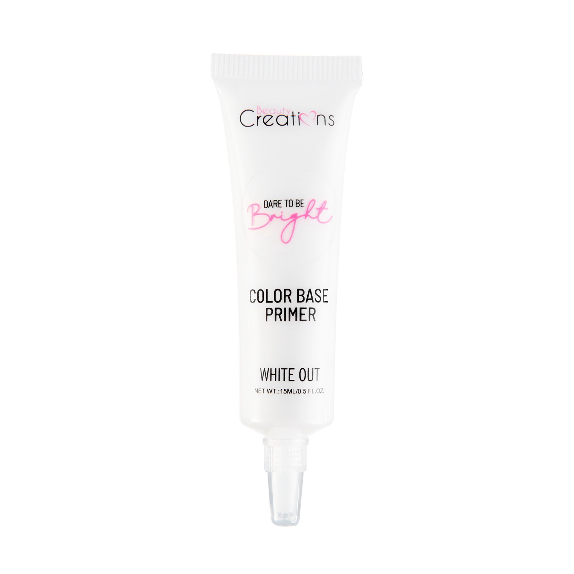 slide 1 of 1, Beauty Creations Dare To Be Bright Color Base Primer White - Out, 0.5 oz