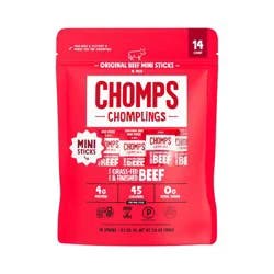 Chomps Snack Sticks Chomps Chomplings Original Beef Mini Sticks - 7oz/14ct