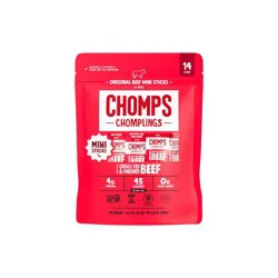 Chomps Snack Sticks Chomps Chomplings Original Beef Mini Sticks - 7oz/14ct